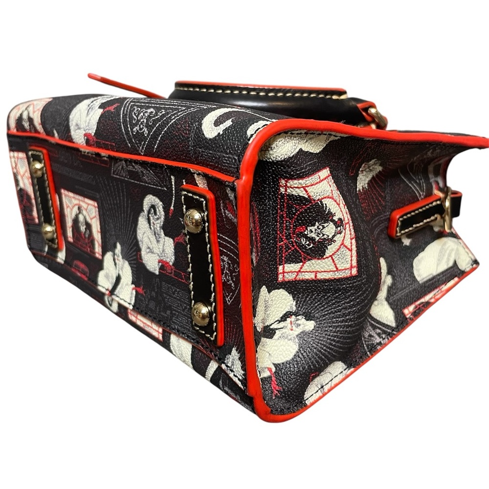 Dooney & Bourke Disney 101 Dalmatians Cruella de Vil 2-Way Crossbody Handbag - Picture 8 of 16